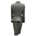 Load image into Gallery viewer, Escada Charcoal Grey Wool Jacket and Skirt Suit Set

