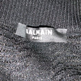 Load image into Gallery viewer, Balmain Black Long Sleeved Ribbed Knit Midi Dress
