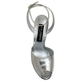 Load image into Gallery viewer, Dolce & Gabbana Mirrored Leather Crystal Embellished Platform Sandals
