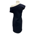 Load image into Gallery viewer, Jacquemus Navy Blue Asymmetric Wool Dress
