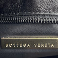 Load image into Gallery viewer, Bottega Veneta Vintage Black / Tan Intrecciato Woven Leather Shoulder Bag
