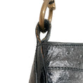 Load image into Gallery viewer, Just Cavalli Black Leather Wing Handle Shoulder Bag
