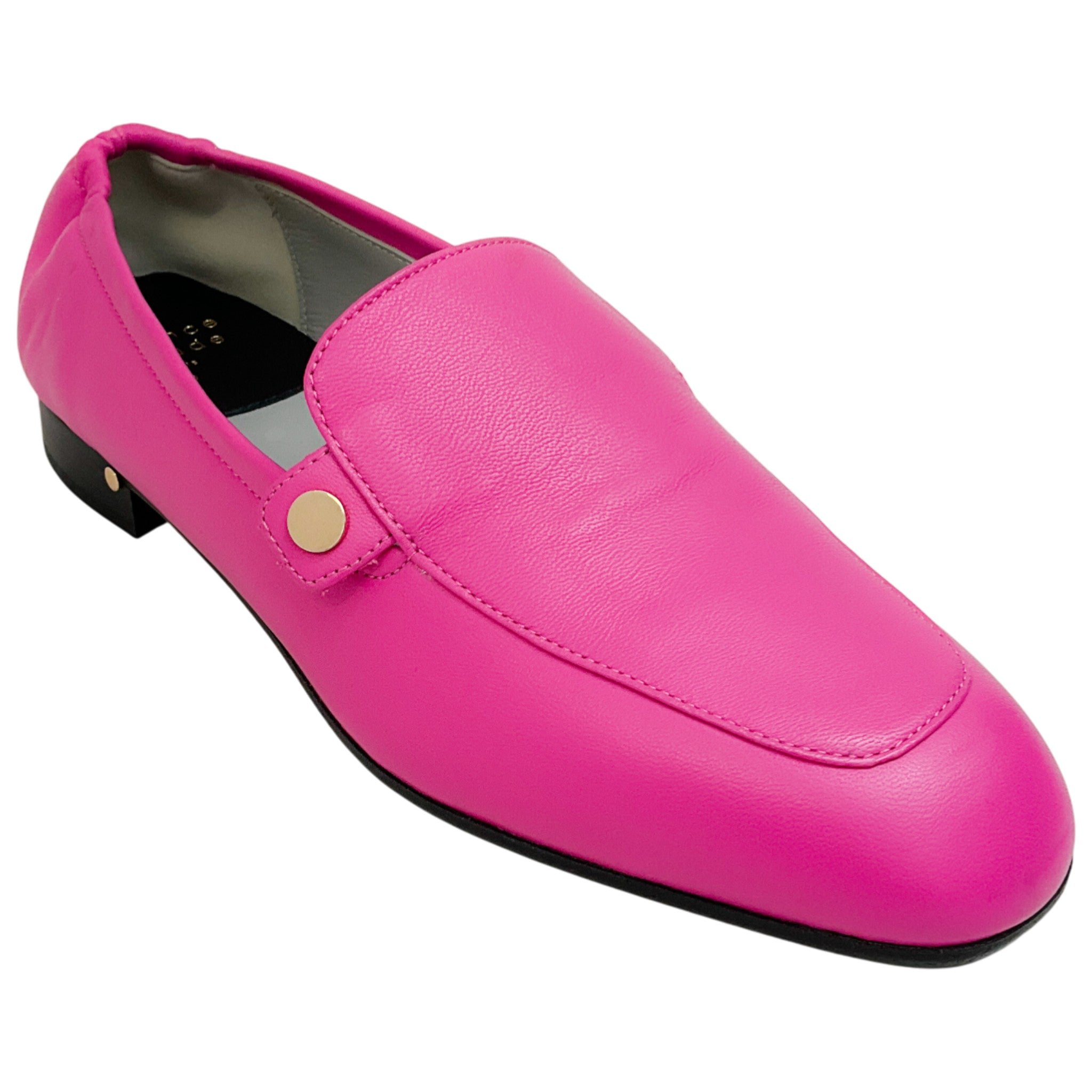 Laurence Dacade Pink Lambskin Leather Angela Loafers
