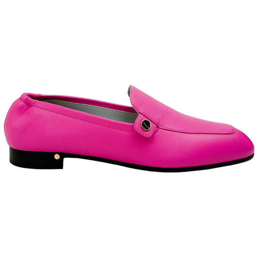 Laurence Dacade Pink Lambskin Leather Angela Loafers