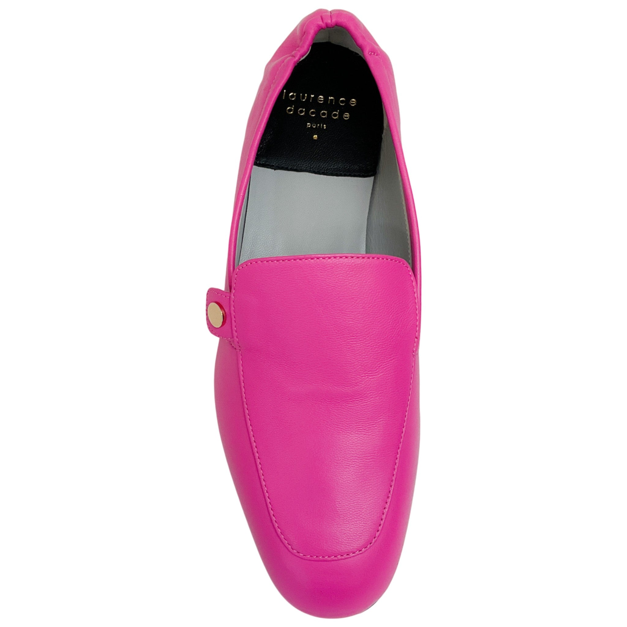 Laurence Dacade Pink Lambskin Leather Angela Loafers