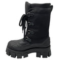 Load image into Gallery viewer, Prada Black Lace Up Combat Boots
