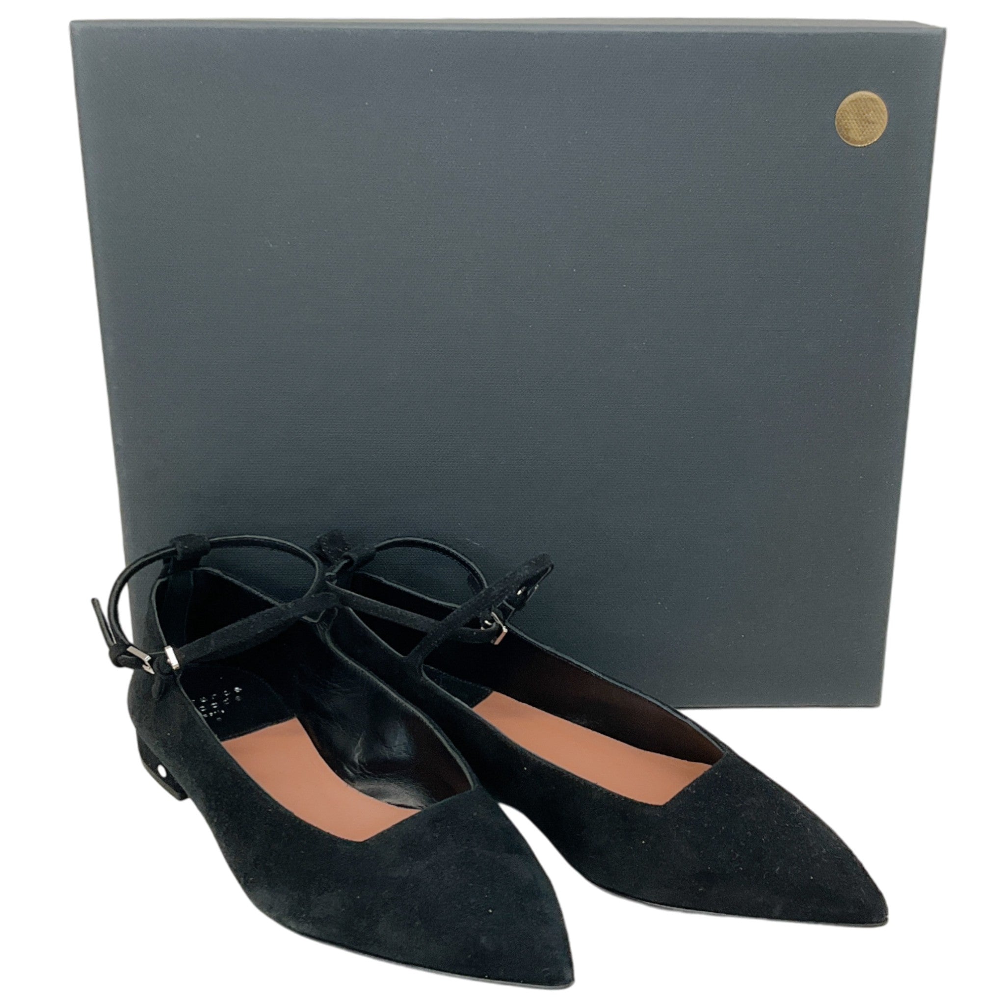 Laurence Dacade Black Suede Ilona Flats