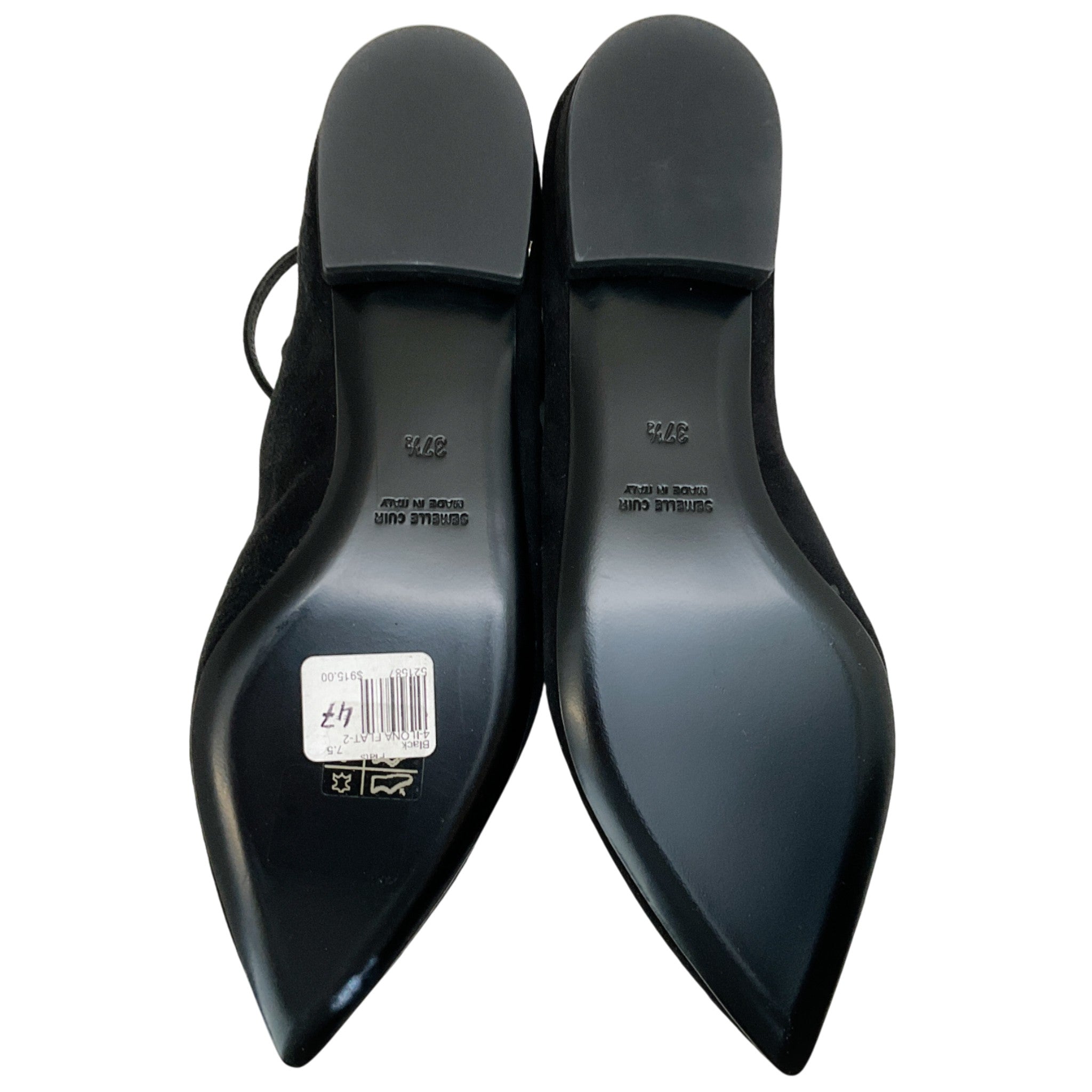 Laurence Dacade Black Suede Ilona Flats