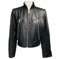 Load image into Gallery viewer, Zadig & Voltaire Black / Green Bunta Reversible Leather Jacket
