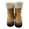 Load image into Gallery viewer, Peserico Amber Beige Nubuck Leather Combat Boots
