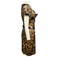 Load image into Gallery viewer, Thierry Mugler Vintage Nude / Black Floral Lace Midi Dress
