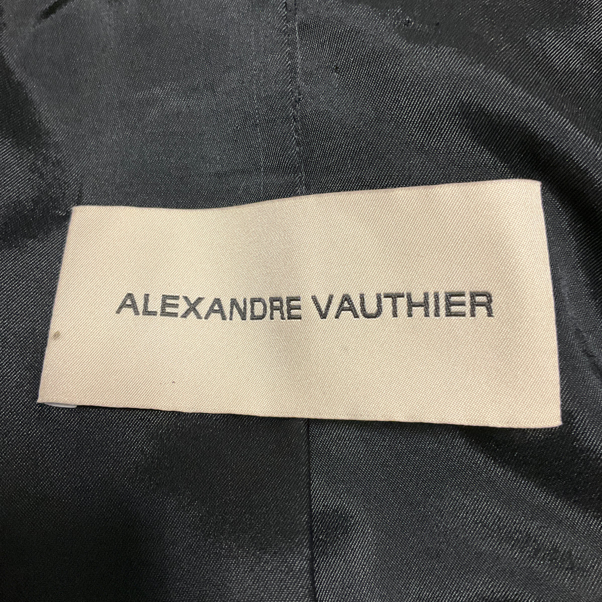 Alexandre Vauthier Black Crystal Embellished Tuxedo Jacket and Pants Suit Set