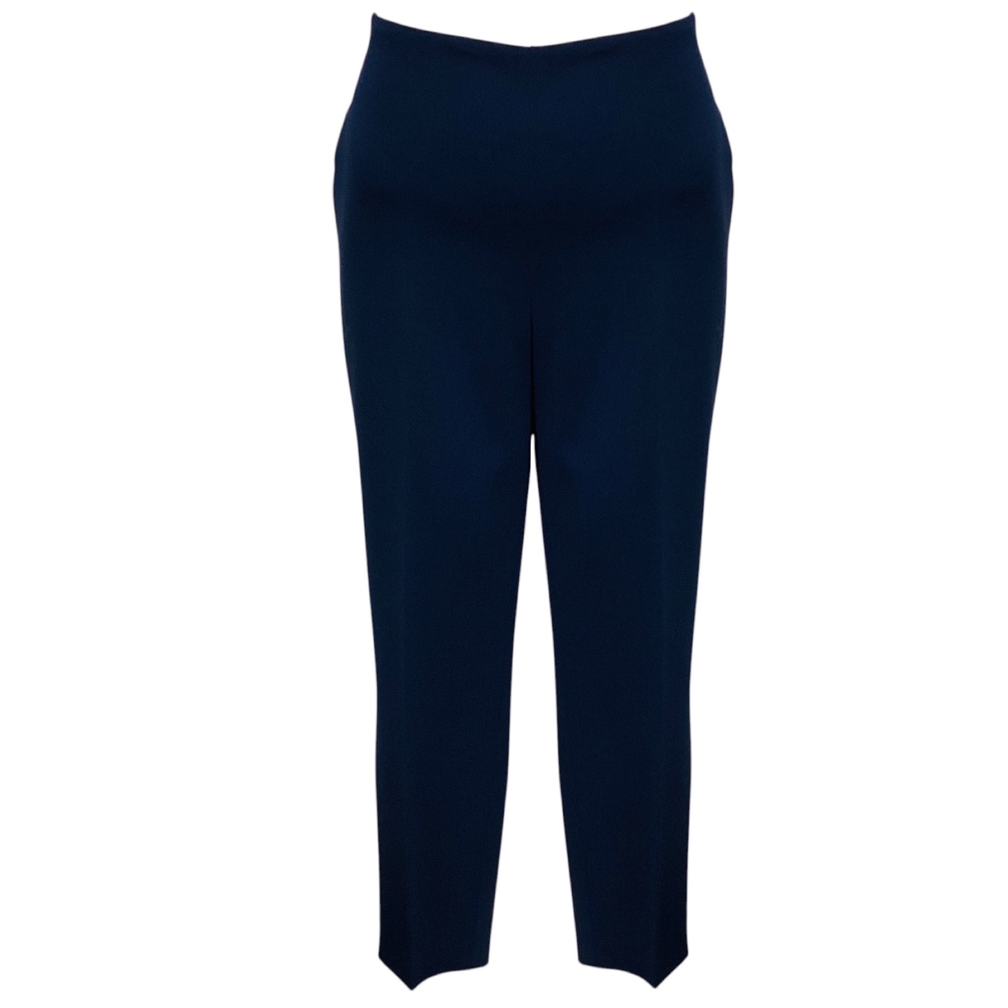 Ralph Lauren Collection Navy Blue Icons Wool Stretch Pant
