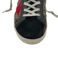 Load image into Gallery viewer, Golden Goose Deluxe Brand Black / Red Glitter Superstar Sneakers
