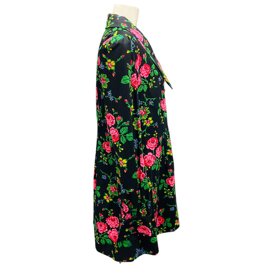 The Vampire's Wife Black / Pink Multi Floral Cotton Dress