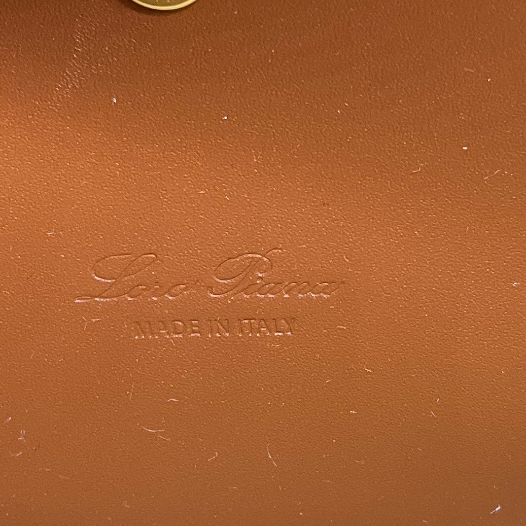 Loro Piana Tan Calfskin Leather L27 Extra Bag