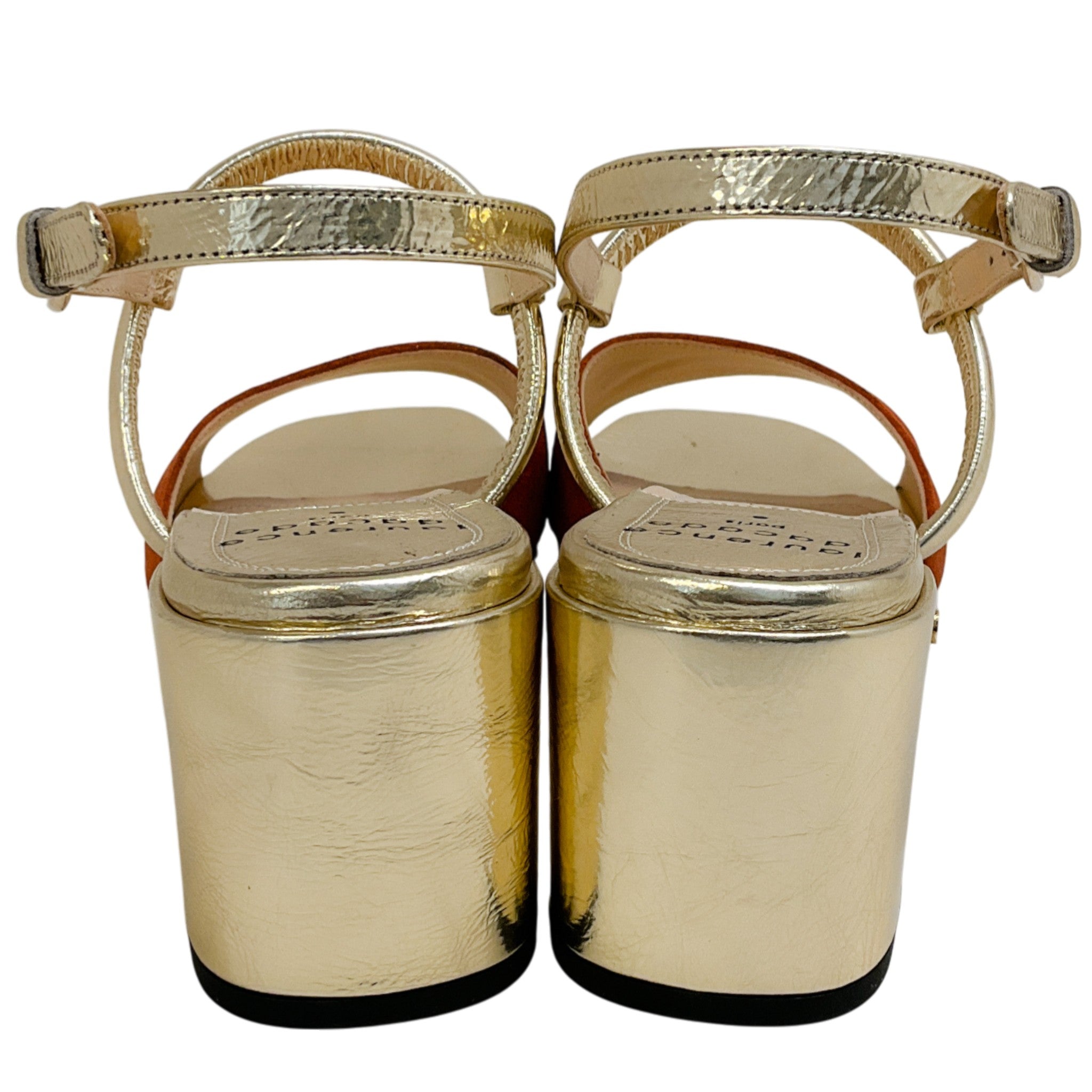 Laurence Dacade Brown / Gold Ginger Sandals