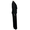 Load image into Gallery viewer, Alexandre Vauthier Black Crystal Embellished Tuxedo Jacket and Pants Suit Set
