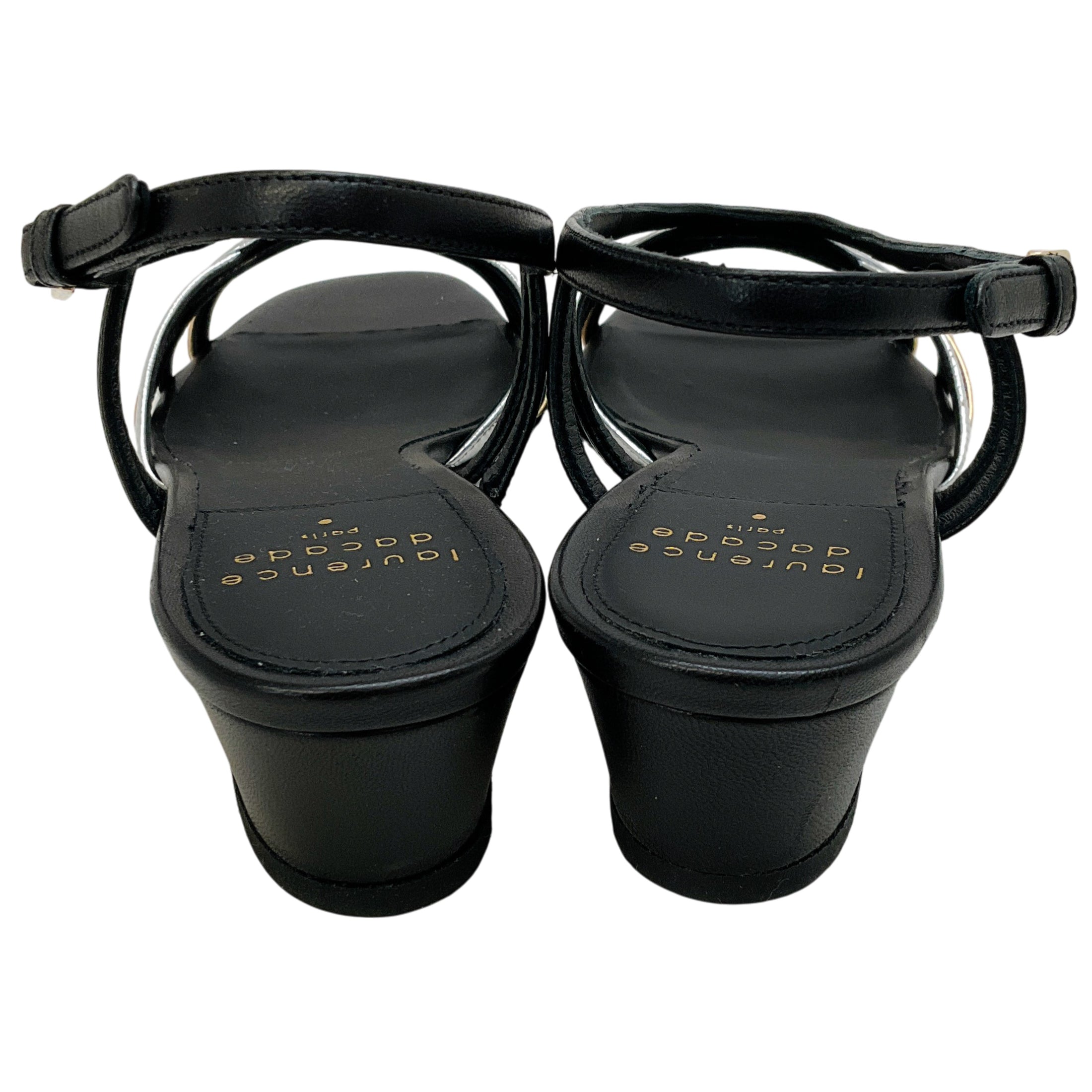 Laurence Dacade Black / Silver / Gold Janice Sandals