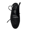 Load image into Gallery viewer, Casadei Black Suede Platform Wrap Pumps
