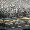 Load image into Gallery viewer, Tom Ford Black / Gold Zipper Detail Grained Leather Hobo Bag

