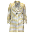 Load image into Gallery viewer, Veronica Beard Jin Yellow Plaid Cotton Dickey Coat
