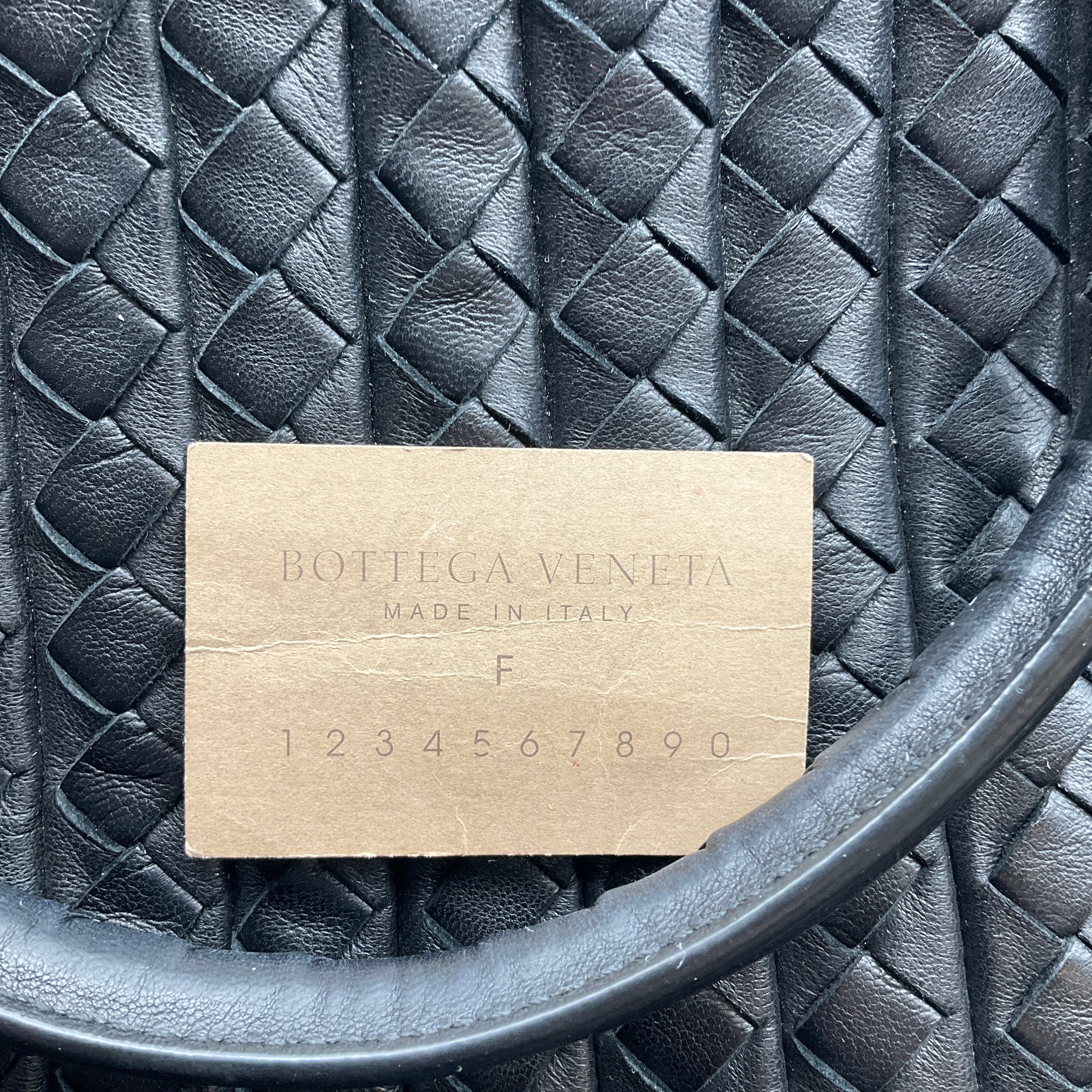 Bottega Veneta Black Intrecciato Woven Leather Doctor Tote Bag