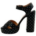 Load image into Gallery viewer, Laurence Dacade Black Leather Rosange Studded Platform Sandals
