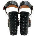 Load image into Gallery viewer, Laurence Dacade Black Leather Rosange Studded Platform Sandals
