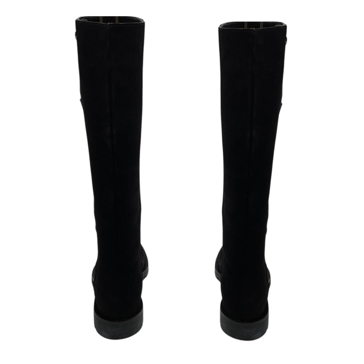 Roger Vivier Black Suede Leather Tall Riding Boots