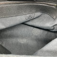 Load image into Gallery viewer, Perrin Paris Black Woven Leather Satchel Top Handle Bag

