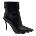 Load image into Gallery viewer, Alexander Wang Black / Silver Studded Leather Ankle Boots
