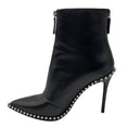 Load image into Gallery viewer, Alexander Wang Black / Silver Studded Leather Ankle Boots
