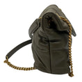 Load image into Gallery viewer, Saint Laurent Olive Green Quilted Lambskin Small Loulou Puffer Monogram Shoulder Bag
