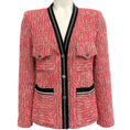 Load image into Gallery viewer, Maje Red / Black Tweed Jacket

