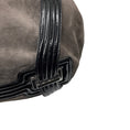 Load image into Gallery viewer, Roger Vivier Grey / Black Patent Leather Trimmed Suede Tote Handbag

