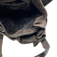 Load image into Gallery viewer, Roger Vivier Grey / Black Patent Leather Trimmed Suede Tote Handbag
