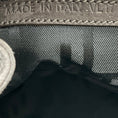Load image into Gallery viewer, Roger Vivier Grey / Black Patent Leather Trimmed Suede Tote Handbag
