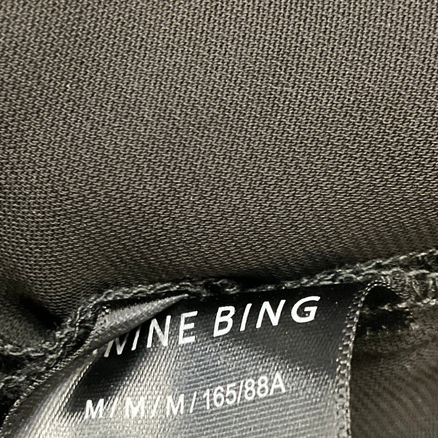 Anine Bing Black Halle Strapless Crepe Dress