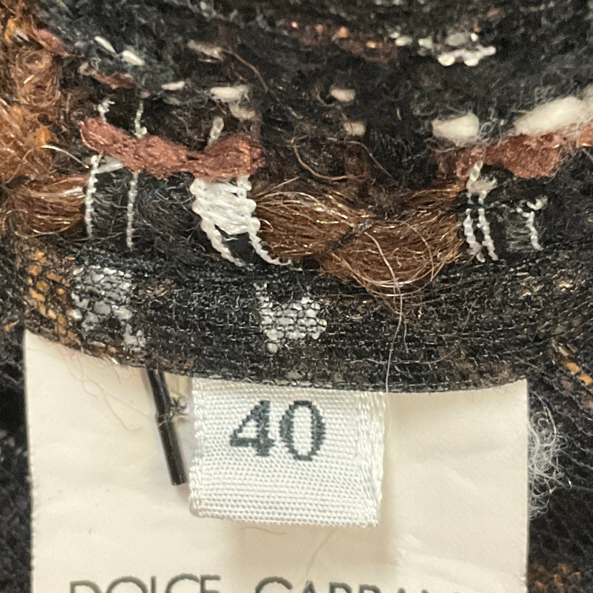 Dolce & Gabbana Brown / Black Tweed Jacket