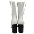 Load image into Gallery viewer, Laurence Dacade White Leather Lace Up Jill Boots
