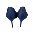 Load image into Gallery viewer, Manolo Blahnik Blue Satin Pumps
