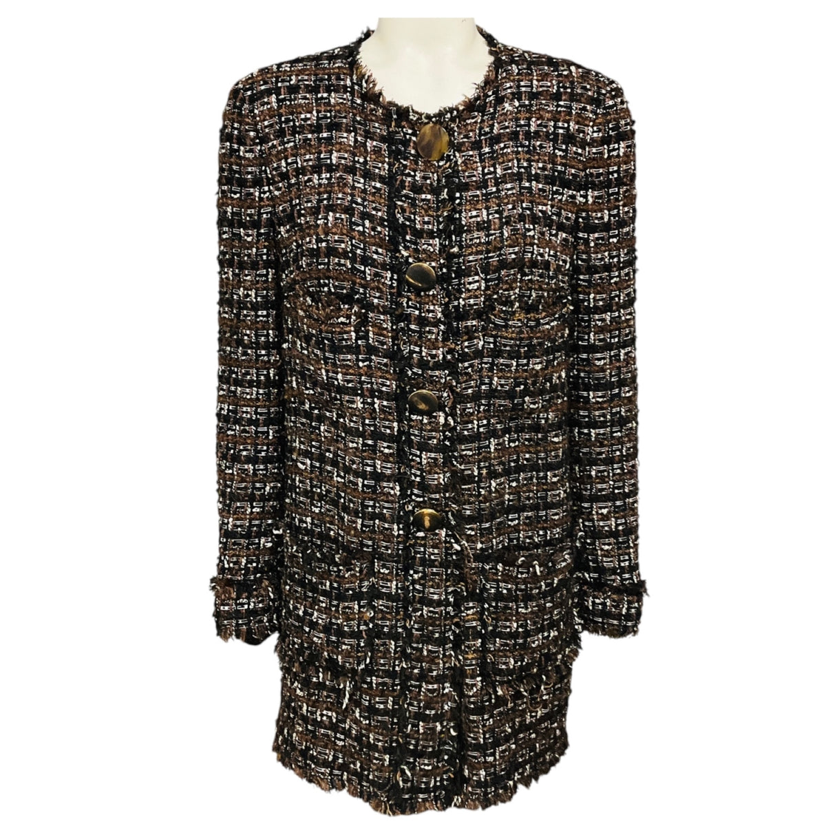 Dolce & Gabbana Brown / Black Tweed Jacket