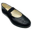 Load image into Gallery viewer, Chanel Black Lambskin Cap Toe CC Mary Jane Flats
