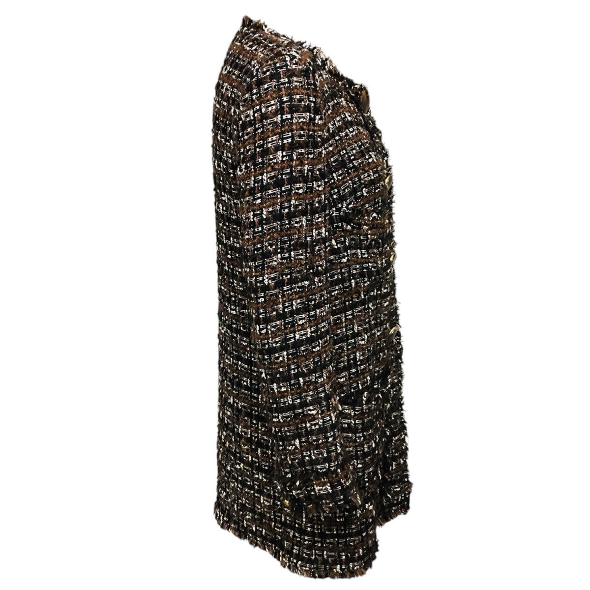 Dolce & Gabbana Brown / Black Tweed Jacket