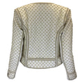 Load image into Gallery viewer, L'Agence White Pearl and Rhinestone Embellished Esme Jacket
