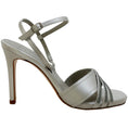 Load image into Gallery viewer, Pedro Garcia Silver Sandals With Crystals
