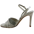 Load image into Gallery viewer, Pedro Garcia Silver Sandals With Crystals
