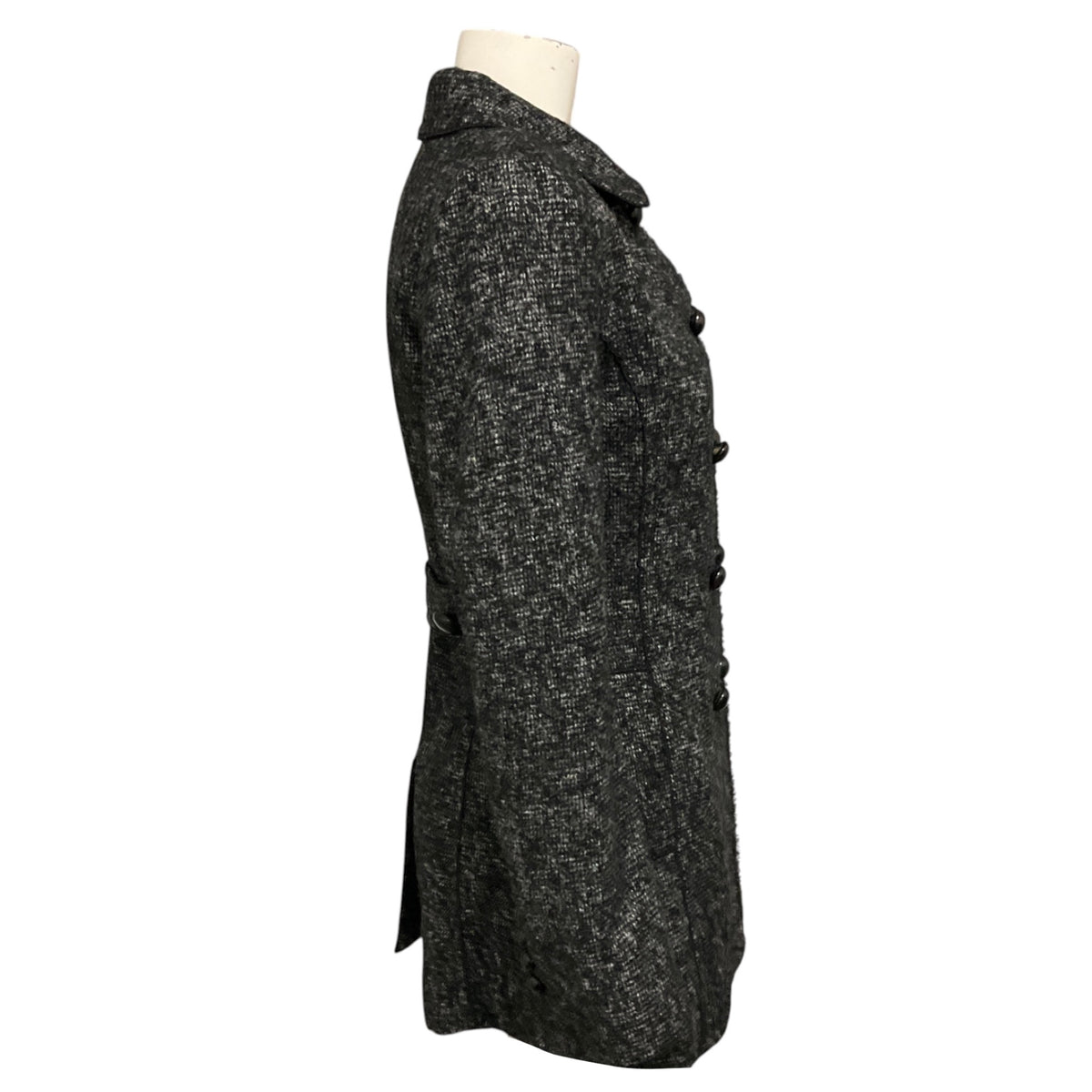 Dolce & Gabbana Grey / Black Wool and Alpaca Tweed Jacket