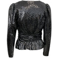 Load image into Gallery viewer, BA&SH Mae Noir Sequined Peplum Top
